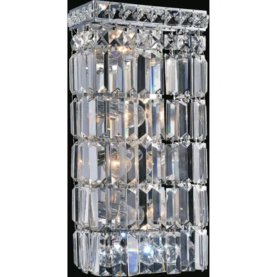 Cwi Lighting Colosseum 4 Light Bathroom Sconce With Chrome Finish