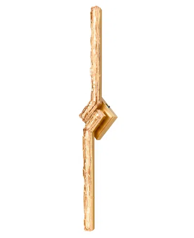 Cwi Lighting Contour 33" Metal Vanity Light In Gold