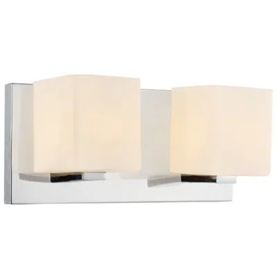 Cwi Lighting Cristini 2 Light Satin Nickel Vanity Light