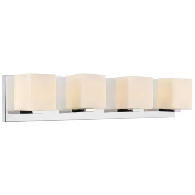 Cwi Lighting Cristini 4 Light Satin Nickel Bathroom Sconce