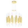 Cwi Lighting Croissant 24 Light Chandelier With Satin Gold Finish