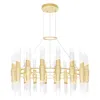 Cwi Lighting Croissant 36 Light Chandelier With Satin Gold Finish
