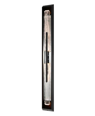 Cwi Lighting Curva 44" Metal Outdoor Sconce In Black