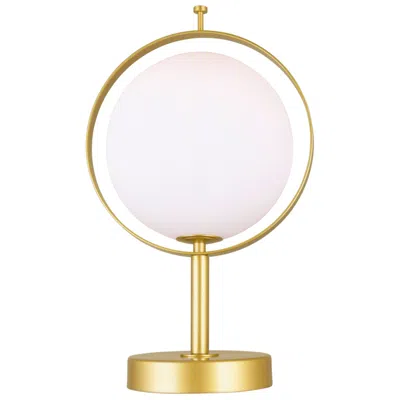 Cwi Lighting Da Vinci 1 Light 10in Brass Table Lamp