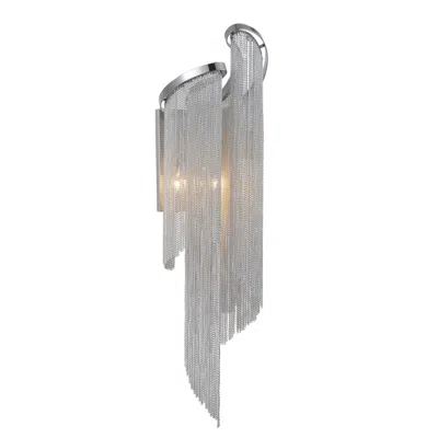 Cwi Lighting Daisy 2 Light Wall Sconce With Chrome Finish