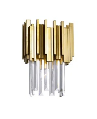 Cwi Lighting Deco 1 Light Wall Light In Gold