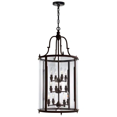 Cwi Lighting Desire 12 Light Drum Shade Chandelier With Oil Rubbed Bronze Finish