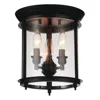 Cwi Lighting Desire 3 Light Cage Flush Mount With Oil Rubbed Bronze Finish