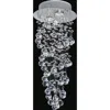 Cwi Lighting Double Spiral 2 Light Flush Mount With Chrome Finish