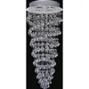 Cwi Lighting Double Spiral 4 Light Flush Mount With Chrome Finish