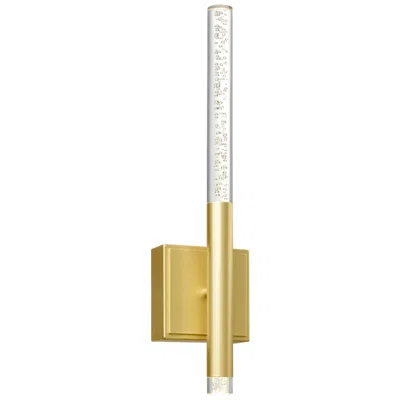Cwi Lighting Dragonswatch Integrated Led 26in Satin Gold Wall Light