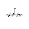 Cwi Lighting Element 10 Light Chandelier With Polished Nickel Finish