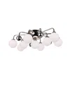 Cwi Lighting Element 9 Light Flush Mount In Chrome