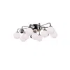 Cwi Lighting Element 9 Light Flush Mount With Polished Nickel Finish