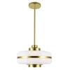 Cwi Lighting Elementary 1 Light Down Pendant With Pearl Gold Finish