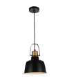 Cwi Lighting Elisa 1 Light Mini Pendant In Black