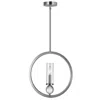 Cwi Lighting Elton 1 Light Pendant With Satin Nickel Finish