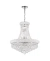 Cwi Lighting Empire 14 Light Down Chandelier In Chrome