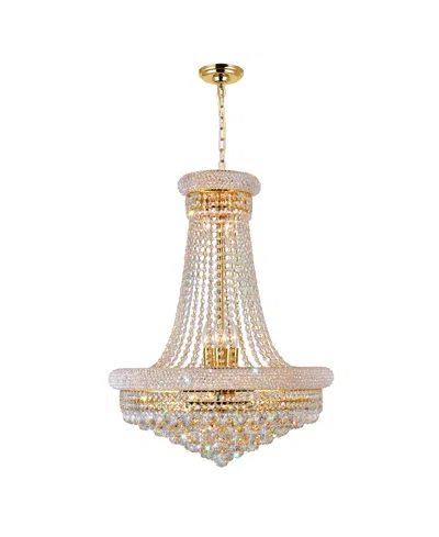 Cwi Lighting Empire 17 Light Down Chandelier In Gold