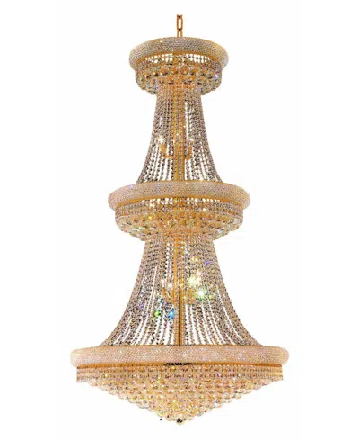 Cwi Lighting Empire 32 Light Chandelier In Gold