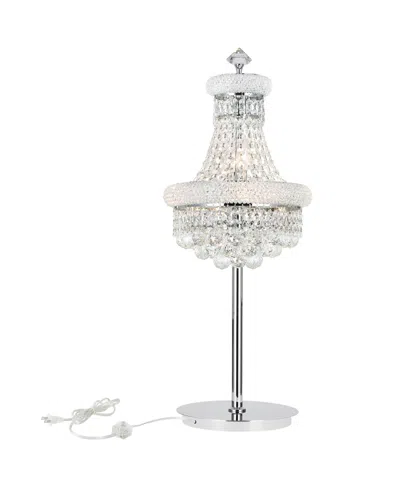 Cwi Lighting Empire 6 Light Table Lamp In Chrome