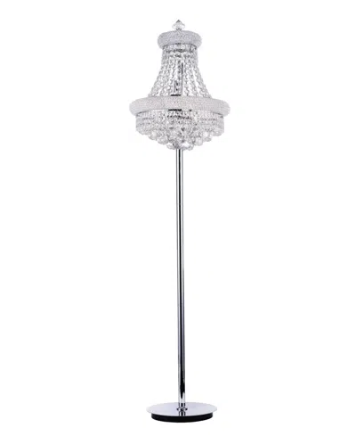 Cwi Lighting Empire 8 Light Floor Lamp In Chrome