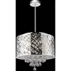 Cwi Lighting Eternity 6 Light Drum Shade Chandelier With Chrome Finish