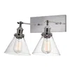 Cwi Lighting Eustis 2 Light Wall Sconce With Polished Nickel Finish