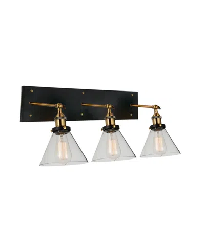 Cwi Lighting Eustis 3 Light Wall Sconce In Animal Print