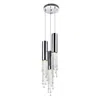 Cwi Lighting Extended 3 Light Down Mini Pendant With Chrome Finish