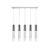 Cwi Lighting Extended 5 Light Multi Light Pendant With Chrome Finish