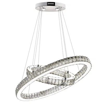 Cwi Lighting Florence Led Chandelier With Chrome Finish Lumens 2028