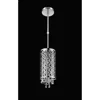 Cwi Lighting Galant 2 Light Drum Shade Mini Pendant With Chrome Finish
