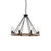 Cwi Lighting Ganges 8 Light Up Chandelier With Black Finish