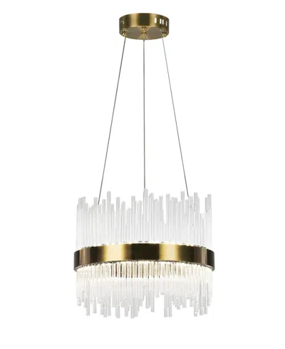 Cwi Lighting Genevieve Led Chandelier In Gold