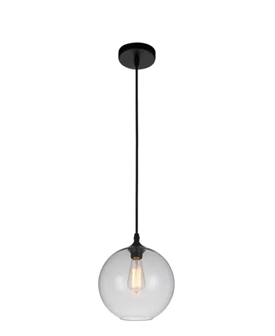 Cwi Lighting Glass 1 Light Mini Pendant In White
