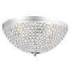 Cwi Lighting Globe 4 Light Bowl Flush Mount With Chrome Finish