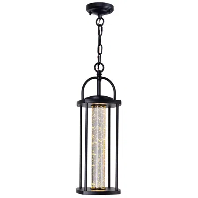 Cwi Lighting Greenwood Led Black Outdoor Pendant
