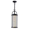 Cwi Lighting Greenwood Led Outdoor Black Pendant