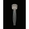 Cwi Lighting Hallway 13 Light Flush Mount With Chrome Finish