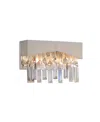 Cwi Lighting Havely 2 Light Wall Sconce In White
