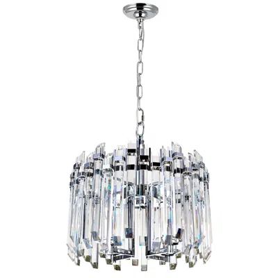 Cwi Lighting Henrietta 4 Light Chandelier With Chrome Finish