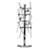 Cwi Lighting Icicle 3 Light Table Lamp With Chrome Finish In Black
