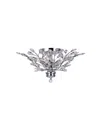 Cwi Lighting Ivy 6 Light Flush Mount In Chrome