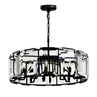 Cwi Lighting Jacquet 12 Light Chandelier With Black Finish