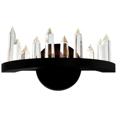 Cwi Lighting Juliette Integrated Led Black Wall Sconce