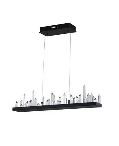 Cwi Lighting Juliette Led Chandelier In Black