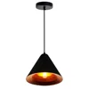 Cwi Lighting Keila 1 Light Down Pendant With Black & Gold Finish