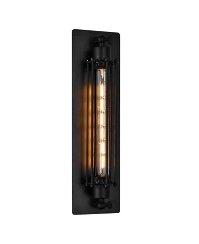 Cwi Lighting Kiera 1 Light Wall Sconce In Black