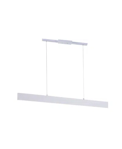 Cwi Lighting Krista Led Chandelier In White